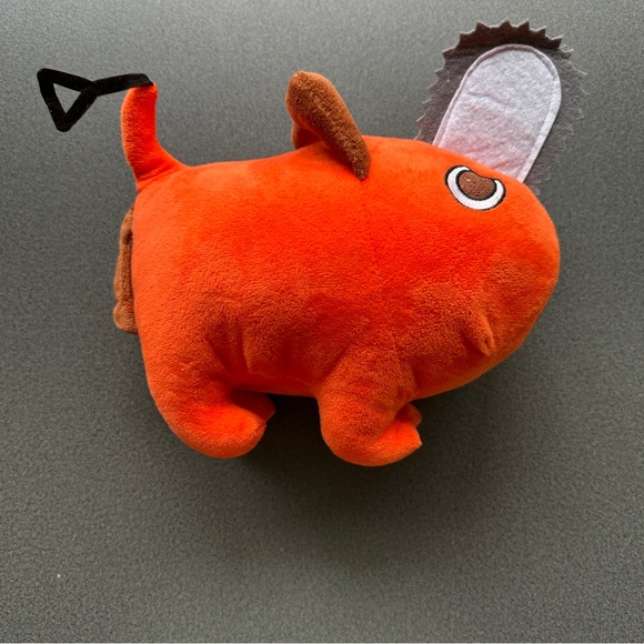 Chainsaw Man Pochita Plush Toy – Orange Anime Collectible - Picture 6 of 7